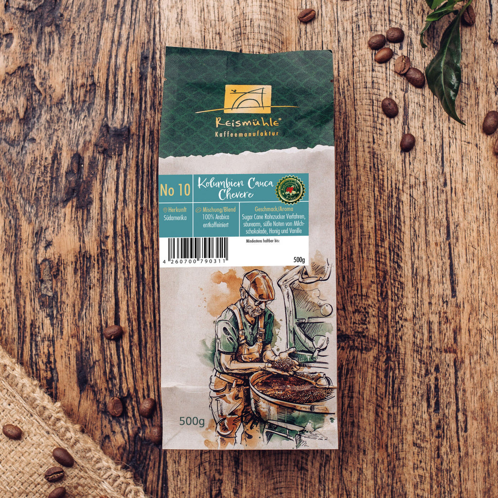 Kolumbien Cauca Chevere, entkoffeiniert No 10